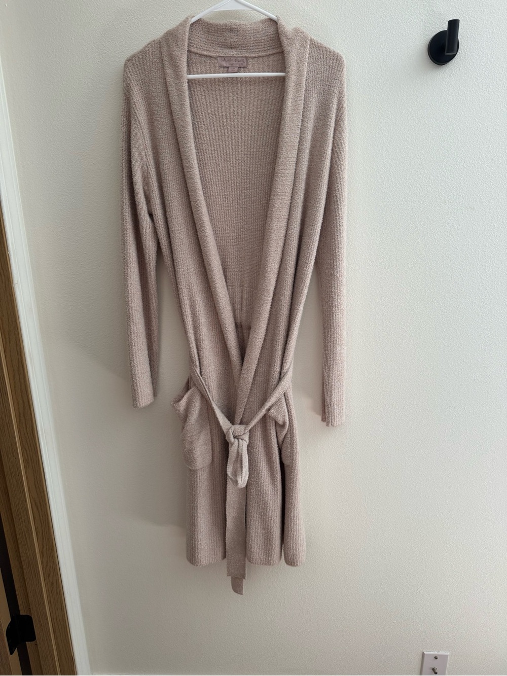 Barefoot Dreams Lightweight Knit Robe - Blush Taupe